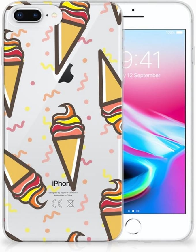 Apple iPhone 7 Plus | 8 Plus Siliconen Case Icecream