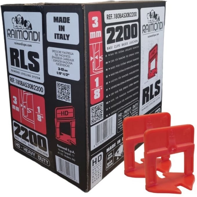 Raimondi Levelling Clips 3 mm 2200 stuks