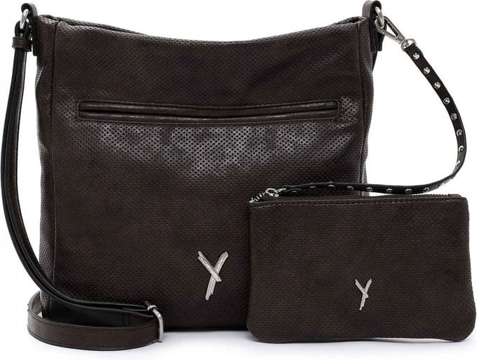 SURI FREY Schoudertas Laley Crossover Bag Brown Donkerbruin