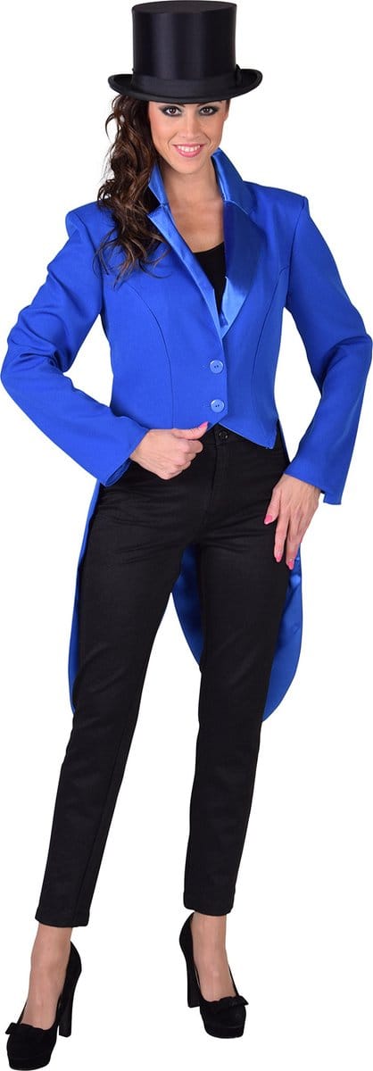 Magic Design Slipjas Cabaret Dames Polyester Blauw Maat Xs