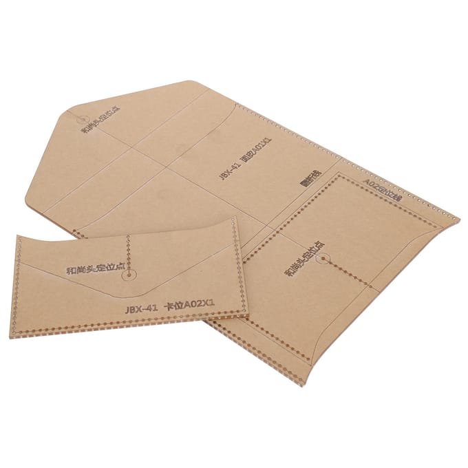 Acryl DIY Sjabloon Envelop Tas Patroon Transparant Stencil Ambacht Handgemaakte Benodigdheden beige