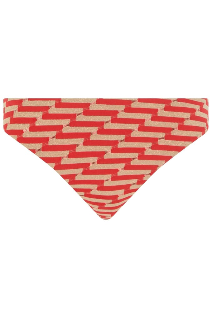 Femilet Sw Bo. Full Brief Std High W. Golden Red Größe: 44 | Bikinis Outlet | Damen | Rot