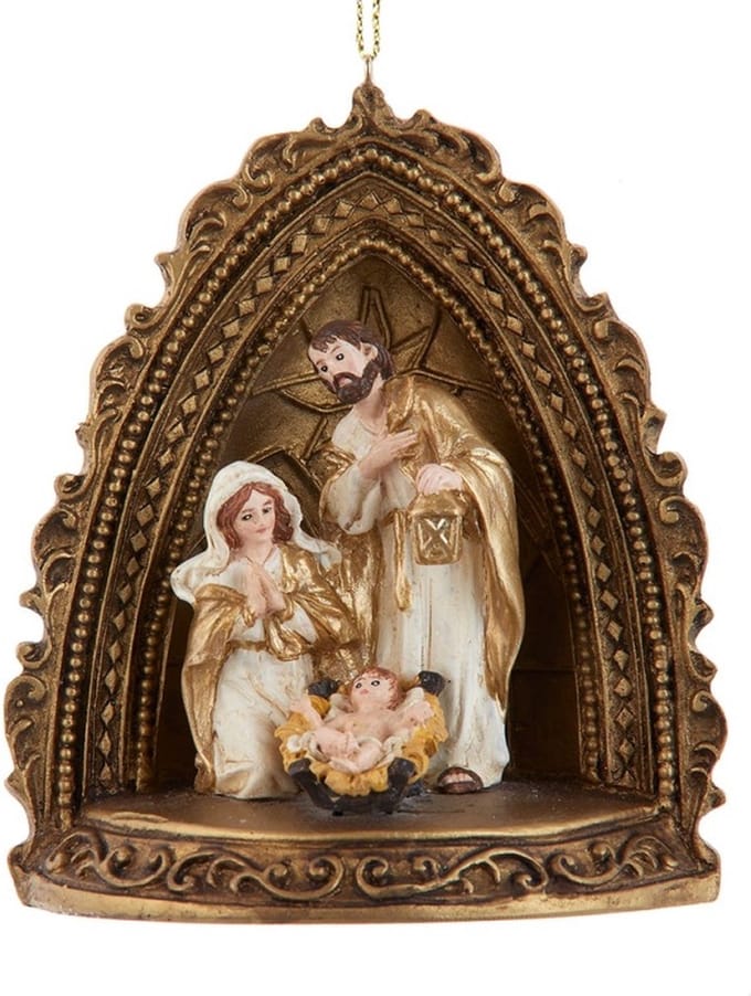 Decoratief figuur - kersthanger - kerststal