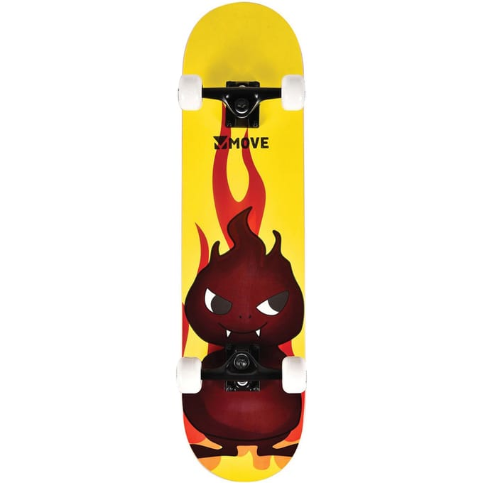 Skateboard - Move Fire Yellow 31 - geel