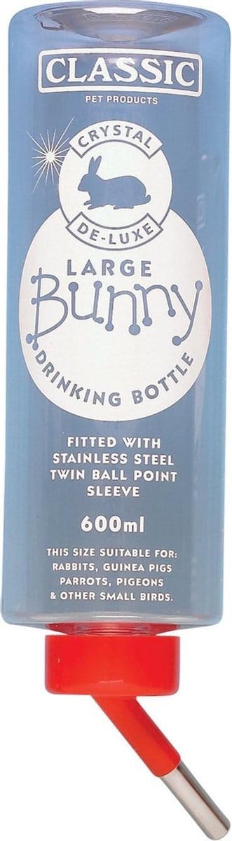 Classic Drinkfles voor grote konijnen - 600 ml