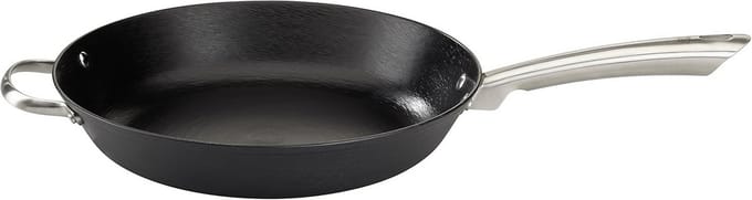 Grote Koekenpan 32 cm Inclusief Deksel - Duurzaam Bakken