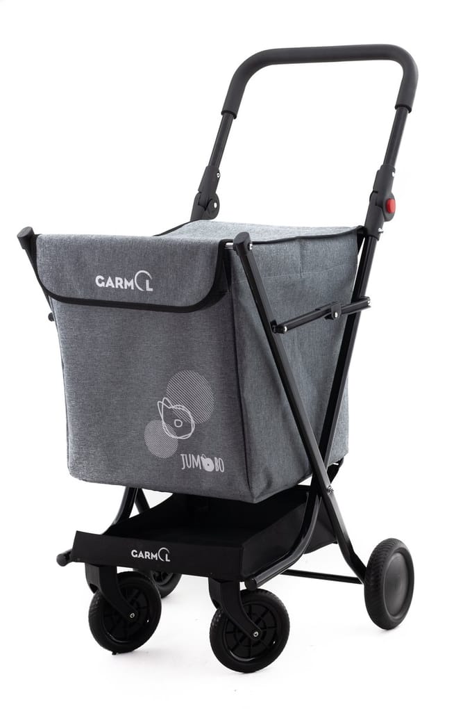 Garmol Boodschappentrolley Jumbo Jasp - 4 Wielen - Gris