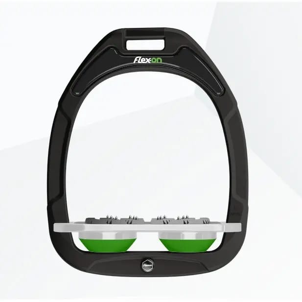 Platte Ultra Grip Beugels Zwart/Grijs/Groen Flex-On Green Composite