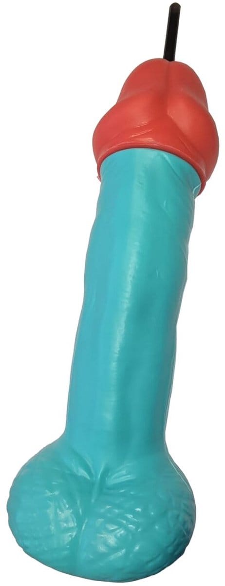 Blauw Penisvormig Partyglas