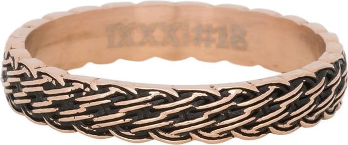 iXXXi Vulring 4mm Lucky knot Roségoudkleurig - maat 17
