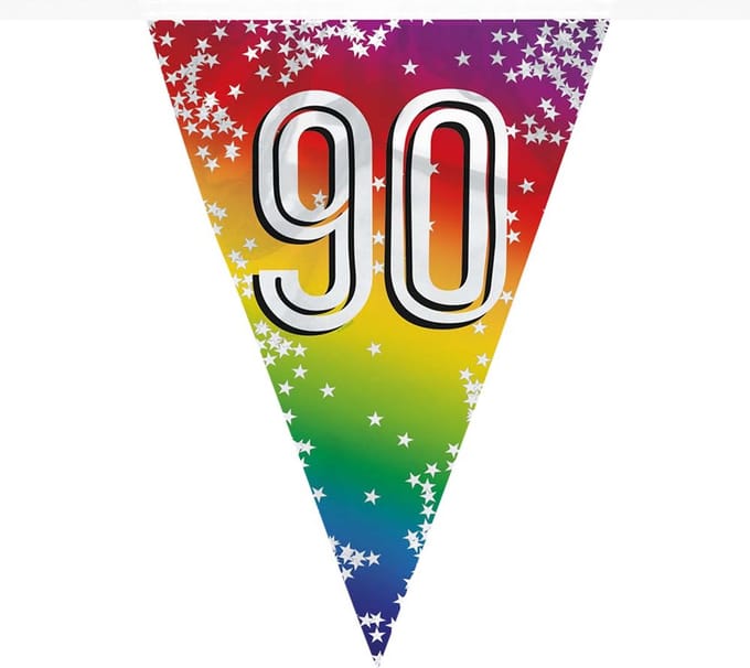 Boland - Folievlaggenlijn Rainbow '90' - Regenboog - Regenboog