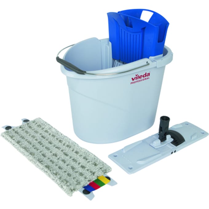 Vileda UltraSpeed Mini Starterkit – Professioneel Dweilsysteem – 10 Liter