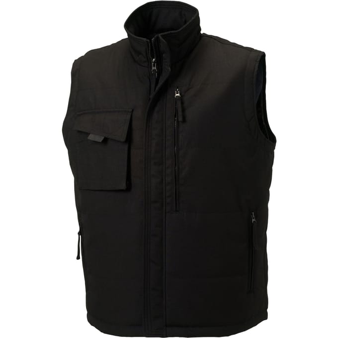 Russell Heren Werkkleding Giletjas (Zwart)