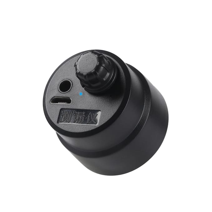Draagbare waterlekkagedetector Waterlekkagedetectiealarm Oplaadbaar Ondergronds water voor thuis zwart