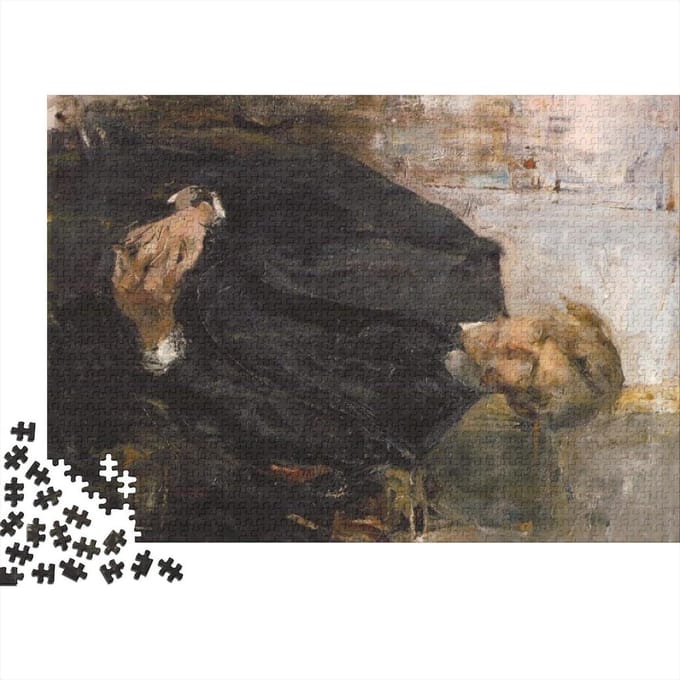 Houten Puzzel - Kunstpuzzel - Hersentraining - Met bonus poster - 1000 stukjes - Kleurrijk