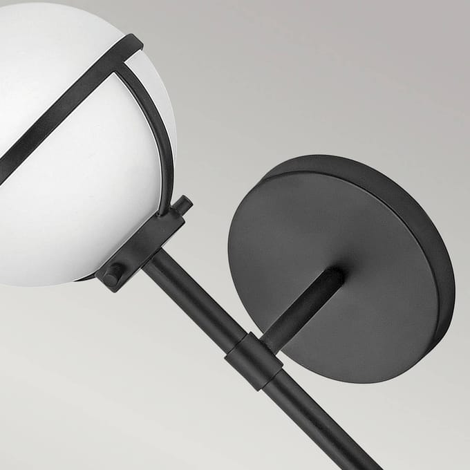 Hinkley LED Badkamerarmatuur Hollis | 1X E14 Max 40W | IP44 | Black