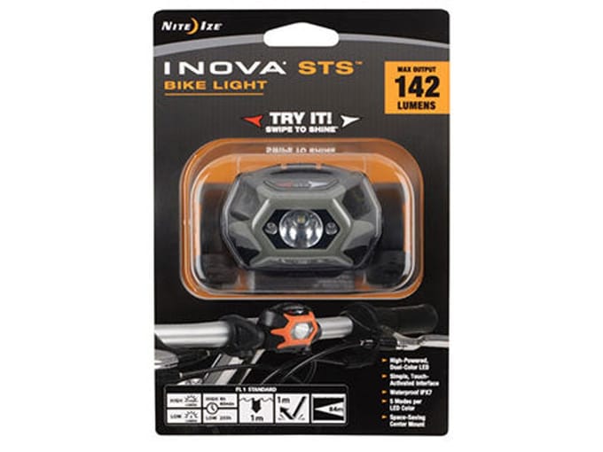 Nite Ize STS Bike Light-Charcoal - Hoofdlamp - Zwart met grijs