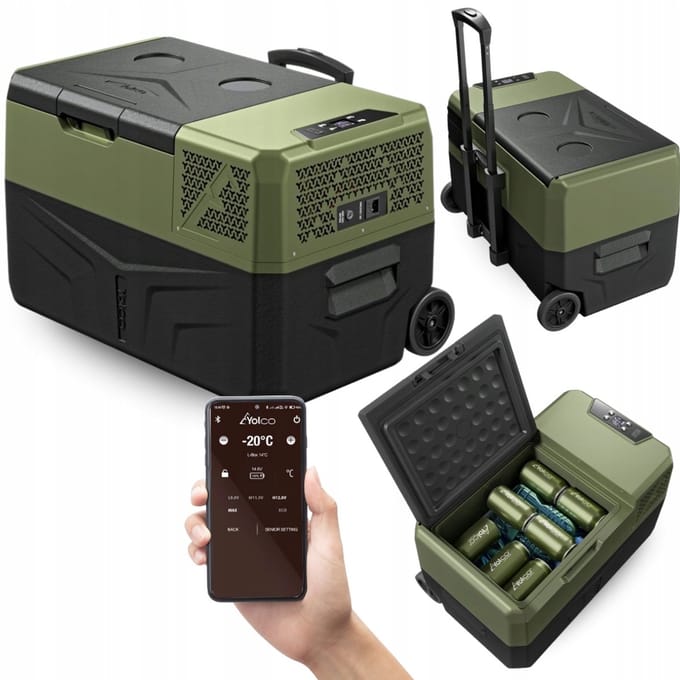 Walco BCX30 Green Compressor Koelbox 28L – Draagbaar & Bluetooth