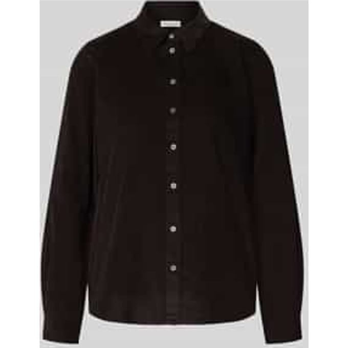 Regular fit overhemdblouse van een mix van katoen en lyocell