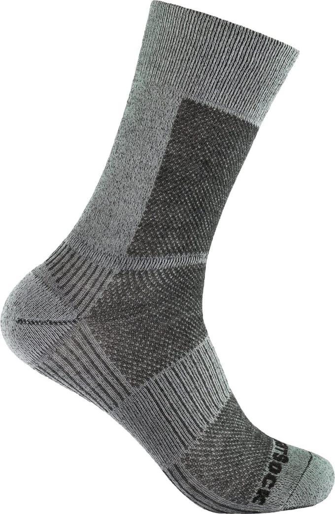 Wrightsock Merino Coolmesh II Lightweight Crew (Maat - L, Kleur - Grey/Smoke)