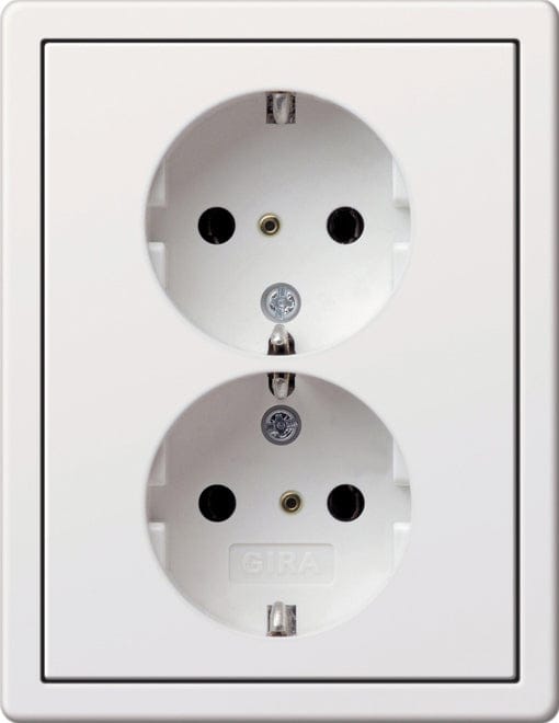 Gira Wandcontactdoos F100 (WCD-schakelmateriaal) - 0780112 - E2TCG