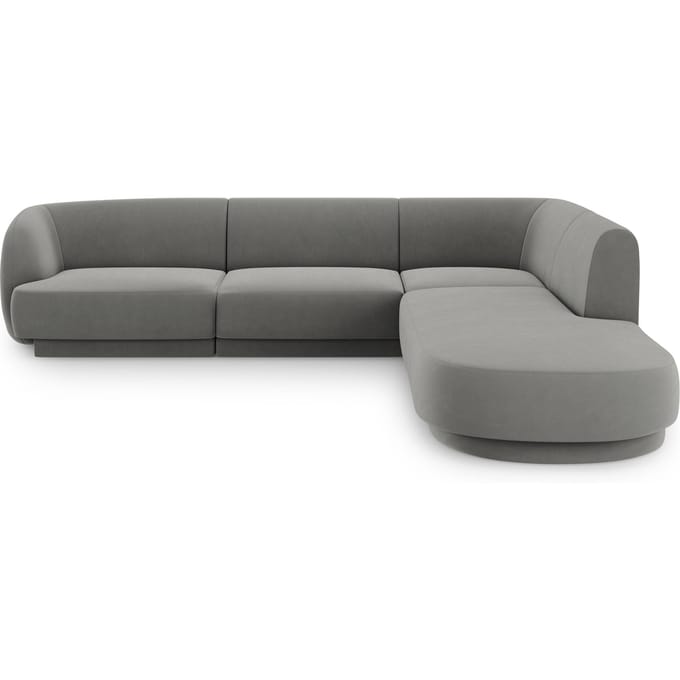 6-zits hoekbank Miley rechts velvet | Micadoni Limited Edition