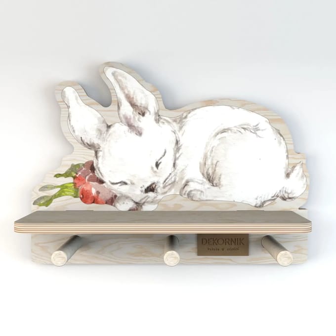 babyplank Dekornik échantillon Rabbit