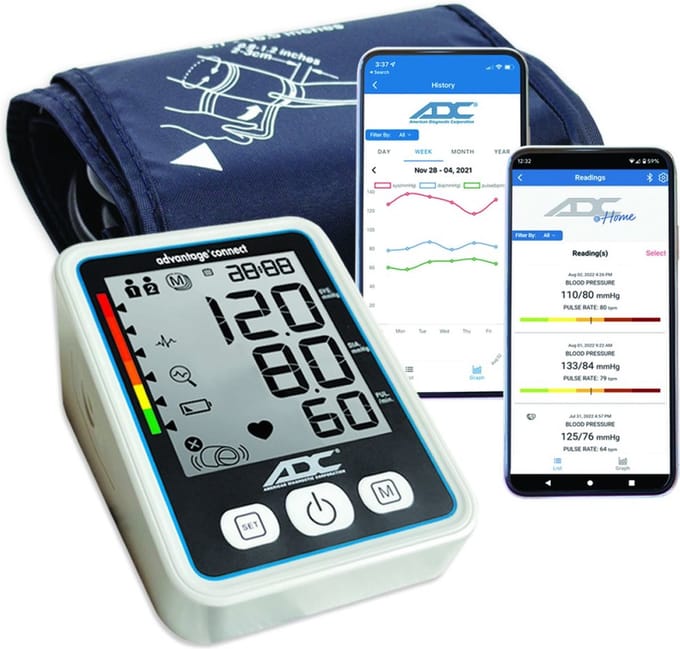 Advantage Connect® 6024N Automatische digitale bloeddrukmeter met Bluetooth
