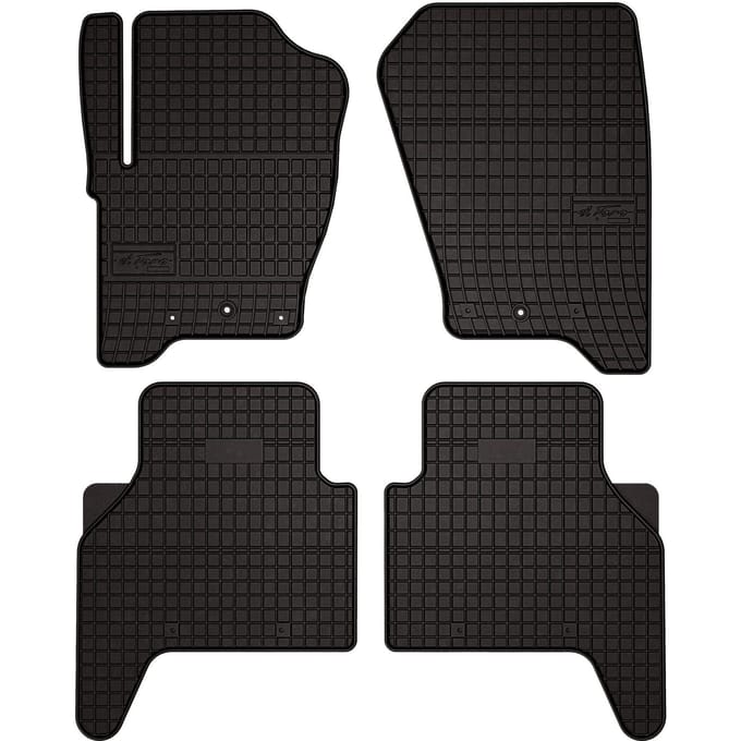 Wielganizator SolidPRO - Rubber Automatten - Range Rover Sport I SUV (2005-2012) - Zwart - Perfecte Pasvorm