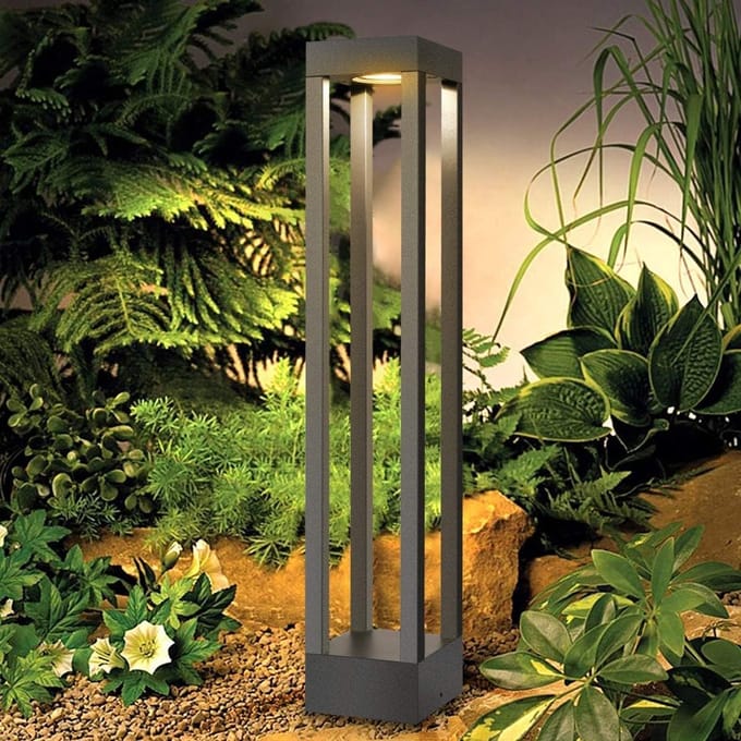 Buitenlamp 60 cm Hoog - LED Padverlichting Warm Wit - IP65 Waterdicht