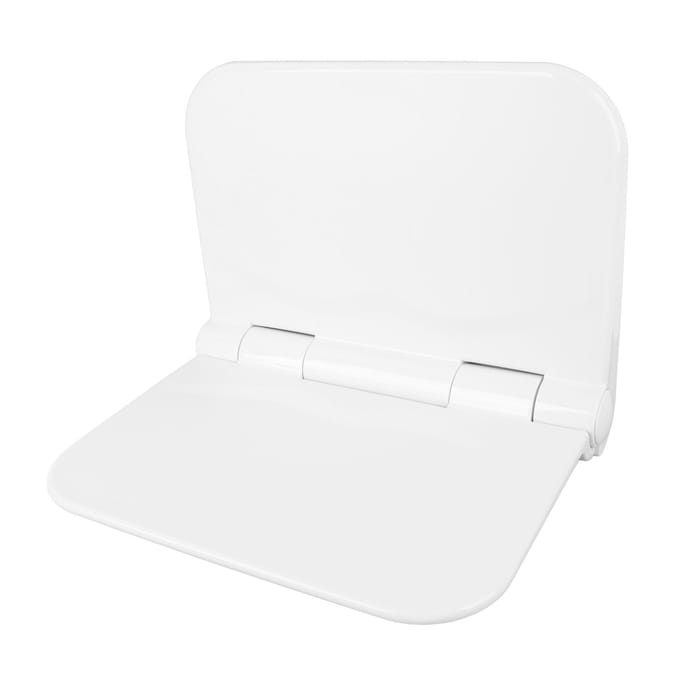 Opklapbaar Douchezitje Wandmontage Ruimtebesparende Opvouwbare Stoel voor Badkamer Entree white