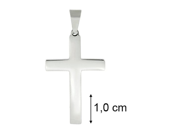 Blinx Jewels Stalen Hanger Kruis