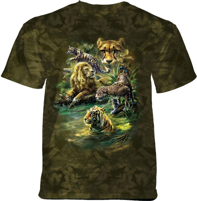 T-shirt Big Cats Paradise S