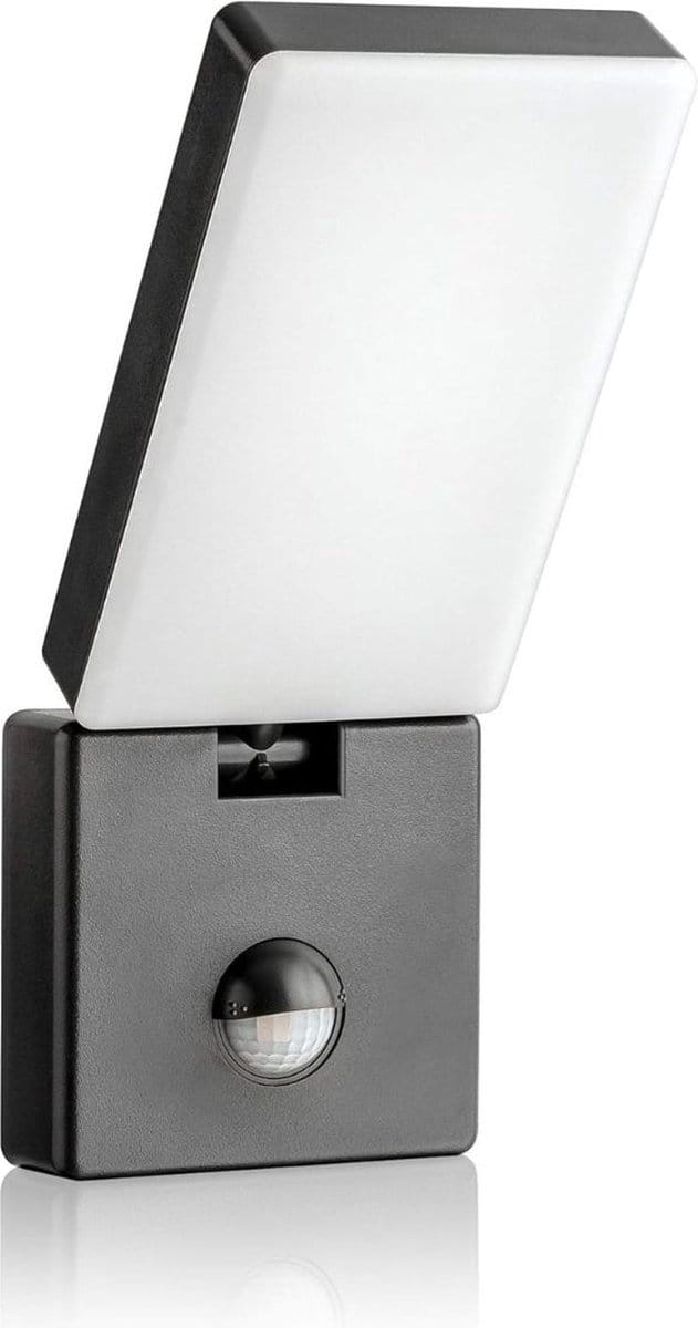 White-Label® Buitenlamp met Bewegingssensor - Wandlamp Buiten - Tuinverlichting - Zwart en Wit