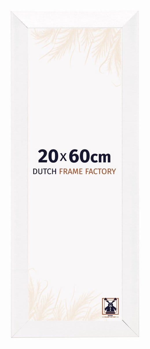 Fotolijst 20x60 cm - MDF - Wit Hoogglans - Praag