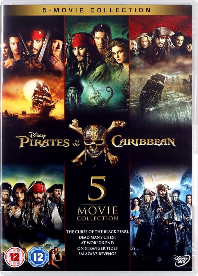 Pirates Of The Caribbean 1-5