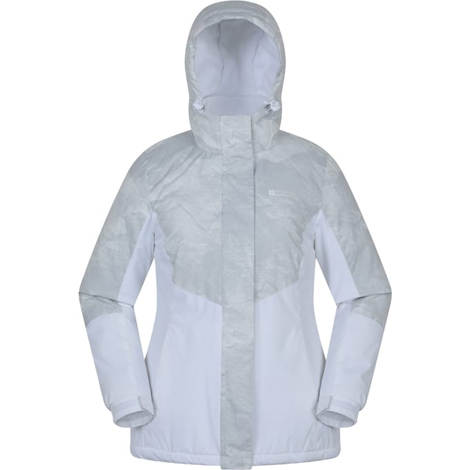 Mountain Warehouse Dames/Dames Dawn II Bedrukte Ski-jas (Lichtgrijs)