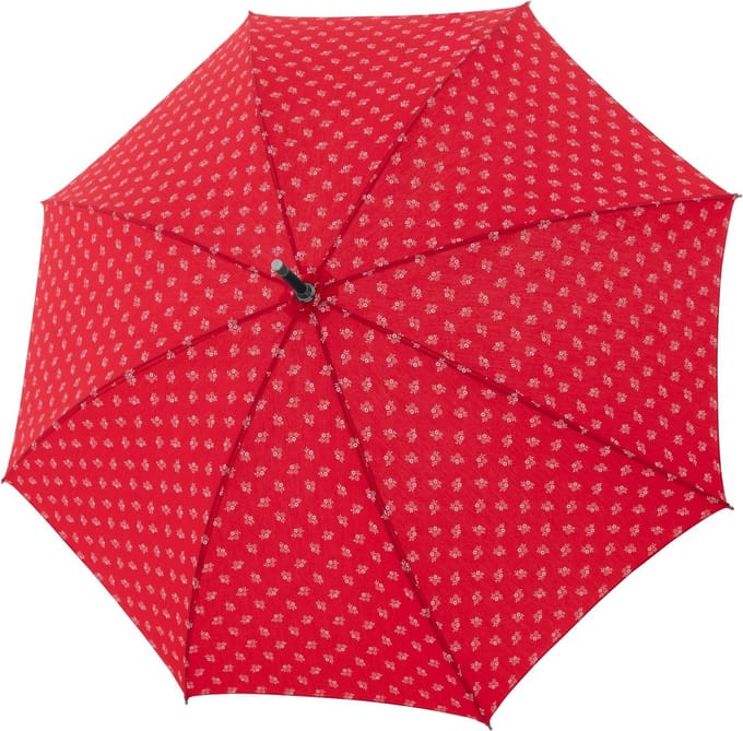 Doppler Manufaktur Zürs Rustika Stick Paraplu 91 cm - 103cm Diameter - blumen