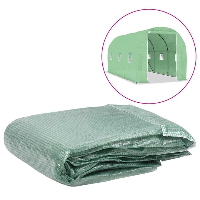 vidaXL - Kashoes - vervangend - (9 - m²) - 200x450x200 - cm - groen