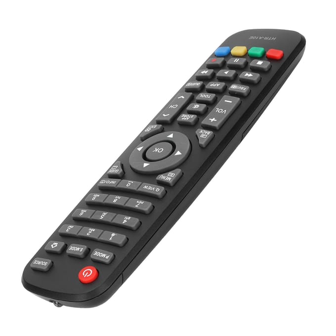 Télécommande de remplacement compatible avec le système de télévision Haier gray