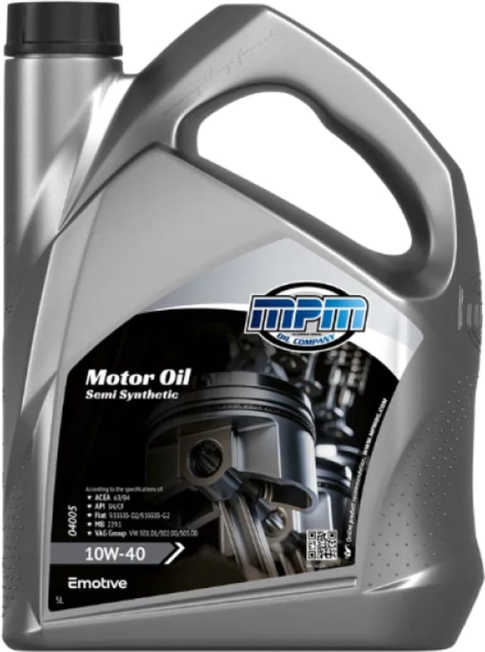 MPM Motorolie 10w40 semi synthetisch - 5 liter