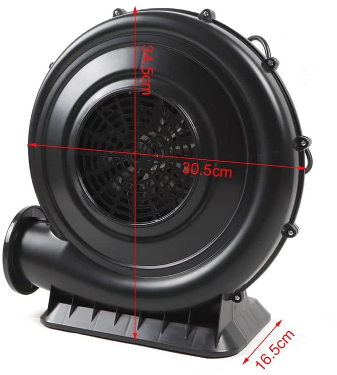 Hogedrukventilator voor opblaasbaar speelgoed - Krachtige en compacte luchtpomp met groot luchtvolume
