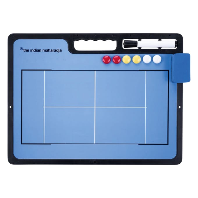 The Indian Mahaaradja - Coachboard Padel - magnetisch - blauw