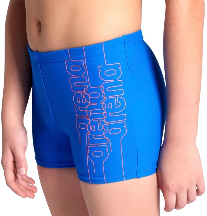 Arena Graphic Zwemshort Kinderen - Blauw | Maat: 8-9