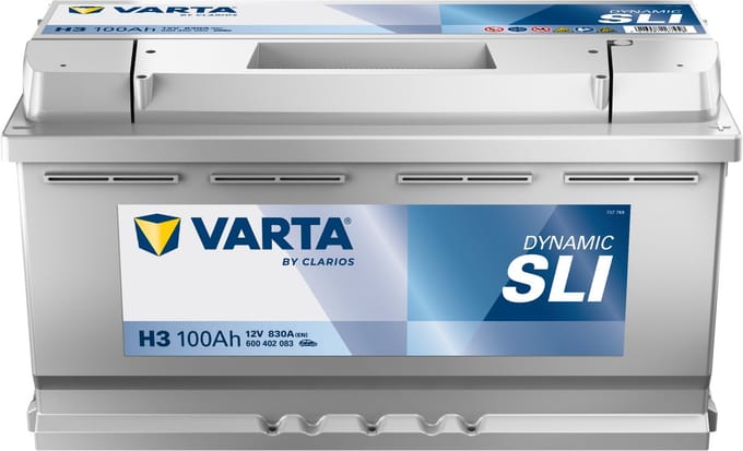 Varta H3 Silver Dynamic 12V 100Ah Zuur 6004020833162