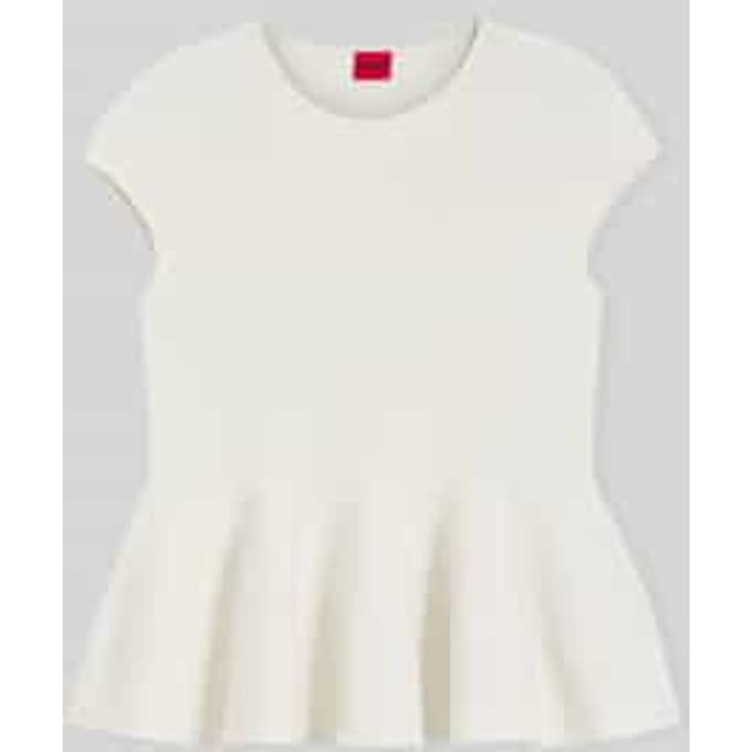 Regular fit top van viscosemix model 'Siefata'