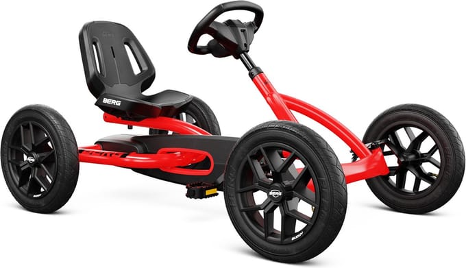 BERG Buddy Redster Skelter - 3+ Jaar - Verstelbare Stoel - Vrijloopautomaat - Limited Edition - Rood