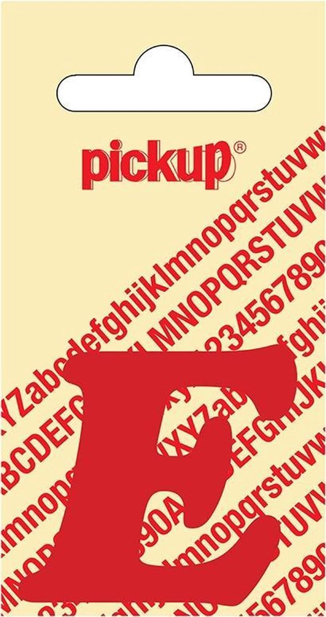 Pickup plakletter CooperBlack 40 mm - rood E