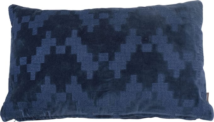 Twisted Brooklyn kussen blauw 30x50cm