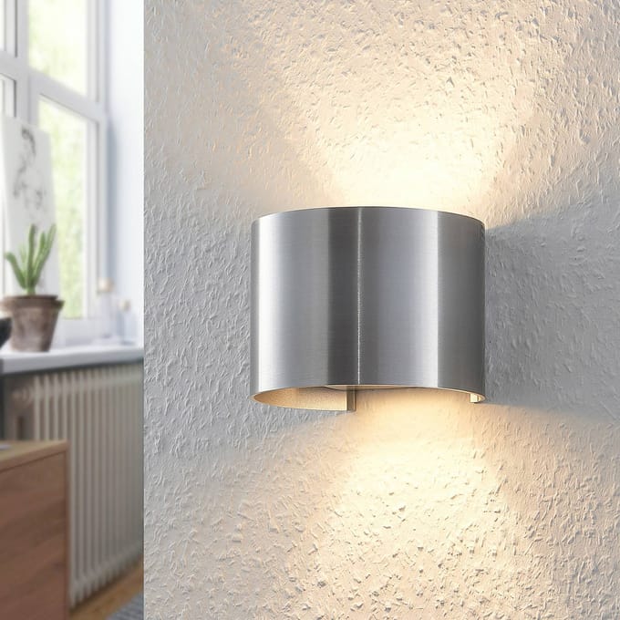 Arcchio - wandlamp - 1licht - Aluminium, metaal - H: 9.7 cm - G9 - aluminium